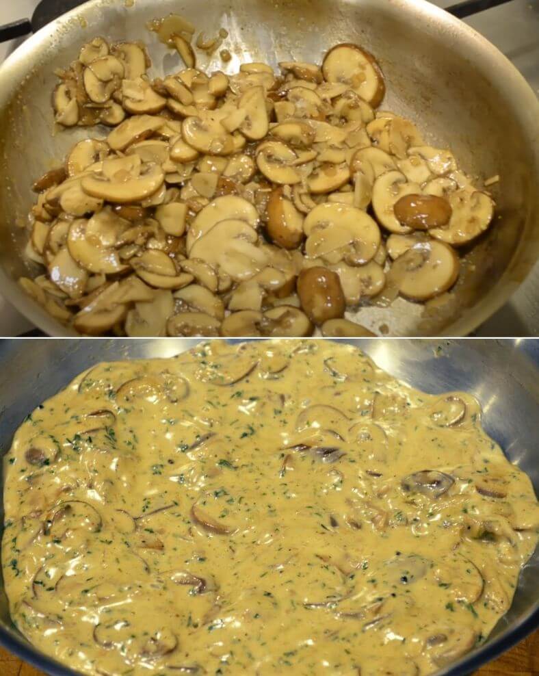 Creamy Garlic Mushroom Sauce | How To Make Recipe