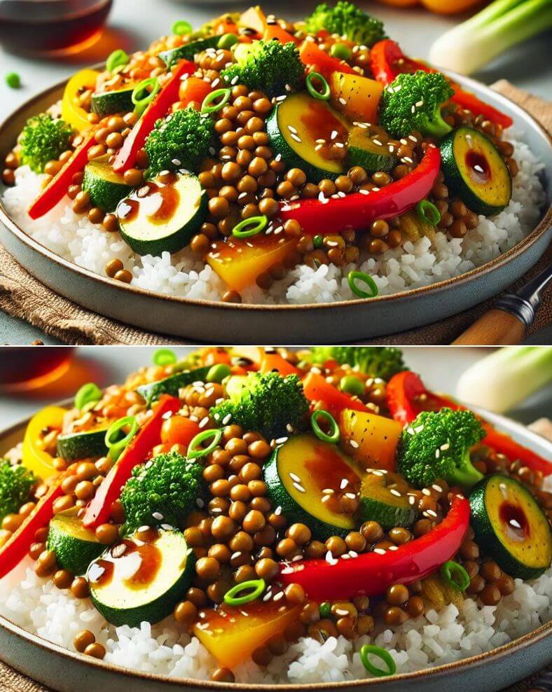 Lentil and Vegetable Stir-Fry