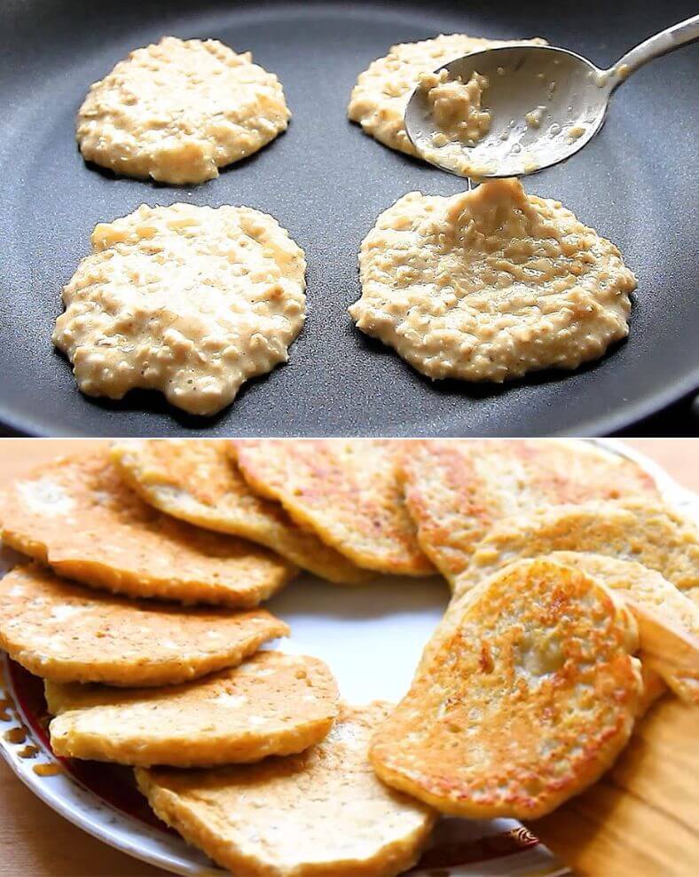 Oat and Banana Pancakes
