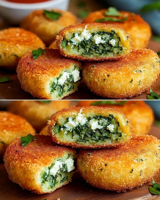 Spinach and Potato Croquettes