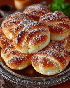 Golden brown fried toasts on a plate, perfect for breakfast or snacks.