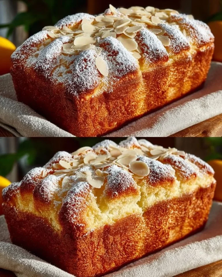 Freshly baked lemon cake with a zesty lemon icing on top