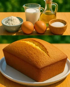 Delicious super soft vanilla sponge cake topped with icing on a plate