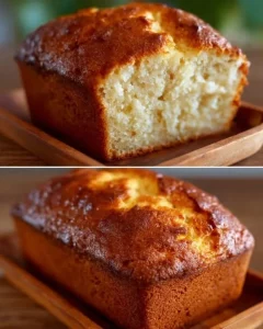 Freshly baked apple bread with chunks of apples and a golden crust