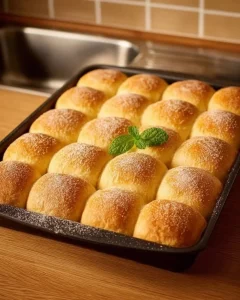Freshly baked Apple Brioche made with sourdough starter and apples