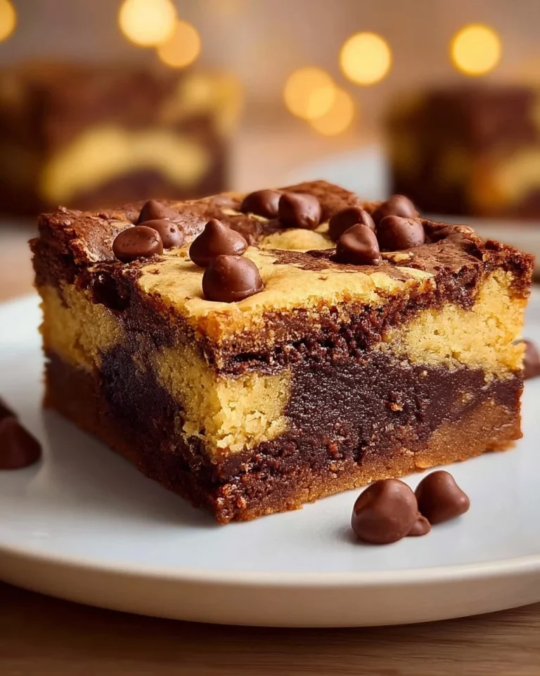 Delicious homemade chocolate dessert bars ready to be served