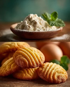 Freshly baked sugar cookies on a cooling rack