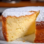 Delicious yogurt lemon dessert garnished with fresh lemon slices