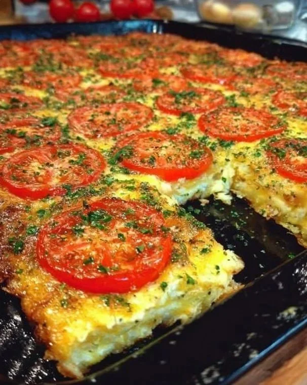 Delicious Zucchini and Cheese Bake served in a casserole dish